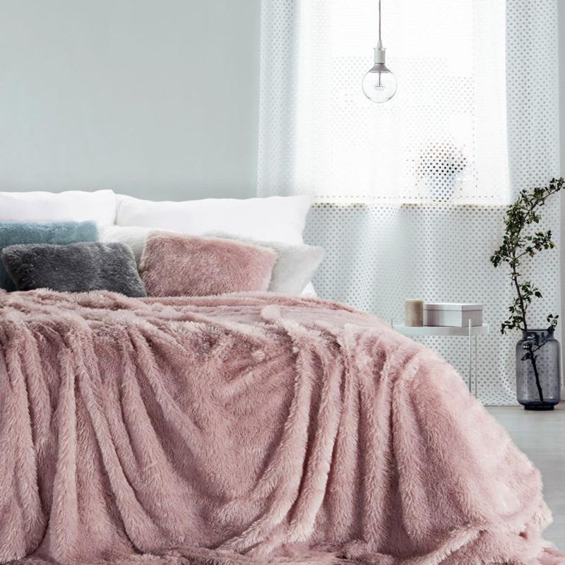 Eurofirany Blanket, Light Pink, W200 x L150cm