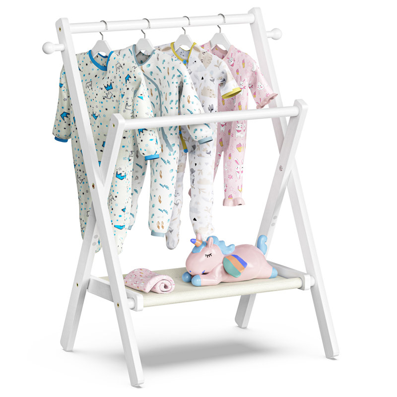 Portemanteaux pliable Marsilio, Blanc