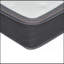 Lit à ressorts ensachés dans une boîte, matelas moelleux en mousse viscoélastique gélifiée Euro / blanc / gris-690245801