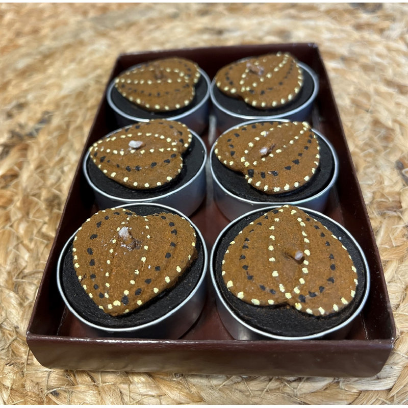 Chocolate Cookie Scented Flameless Tealight Candle