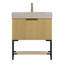 Dessus de meuble-lavabo autoportant en chêne fritté 30 po Roma-230202096-230202097-230202103