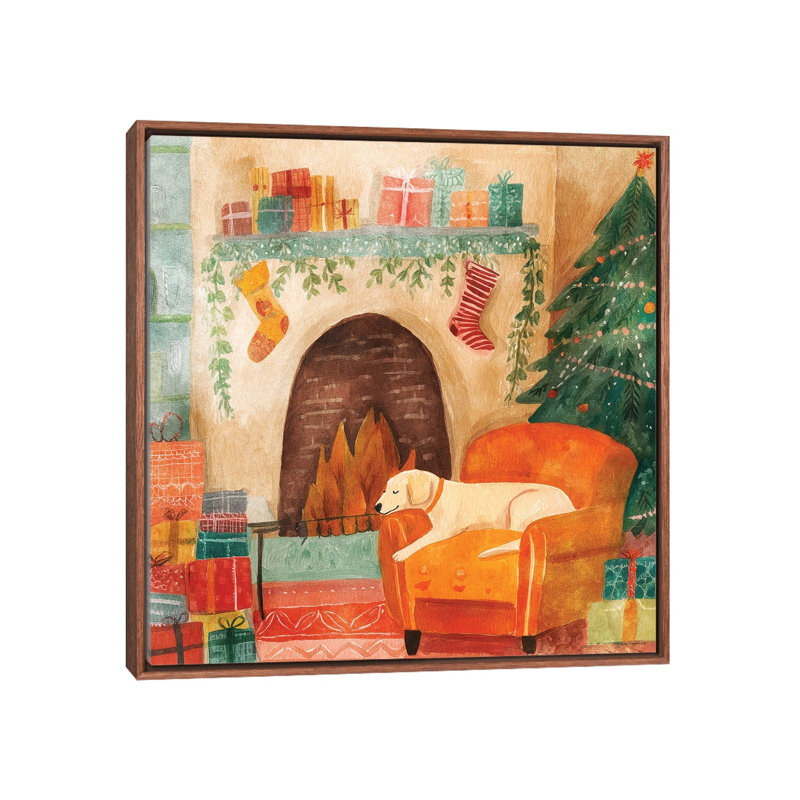 A Winter Rest 1 Piece Wall Art on Canvas, 66.04 cm H x 66.04 cm W x 4.445 cm D, Classic Wood