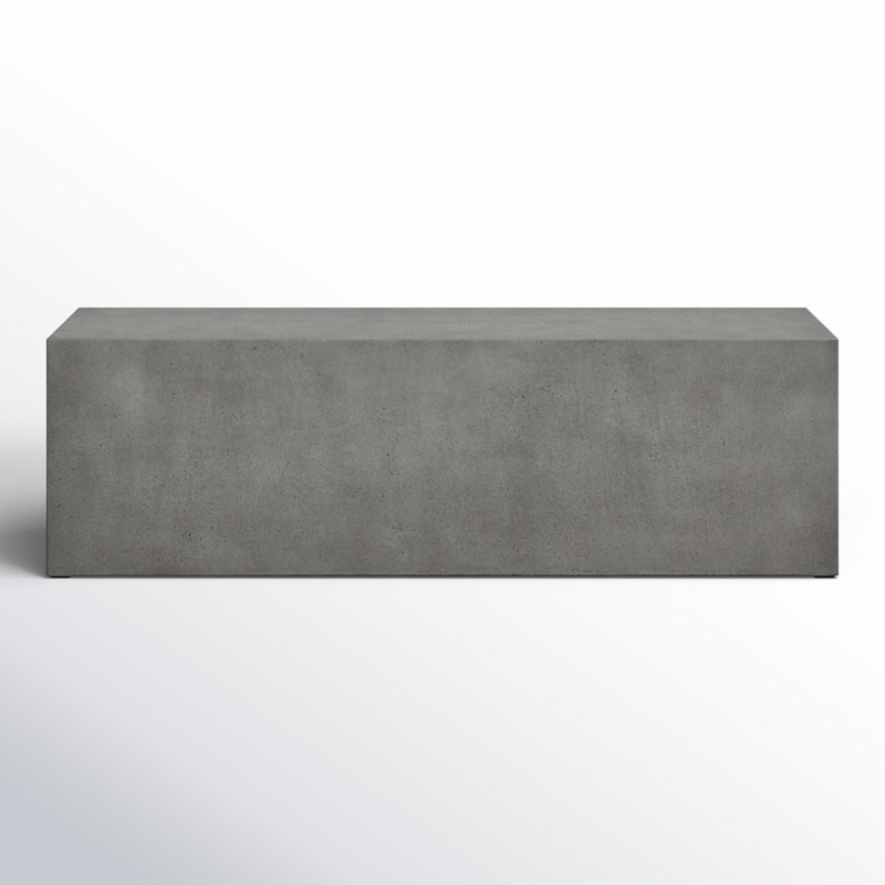 Mixx Bench, Dark Gray, 18"H x 60" W x 14" D
