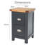 Set of 2 Dunkeld Petite 2-Drawer Bedside Cabinets