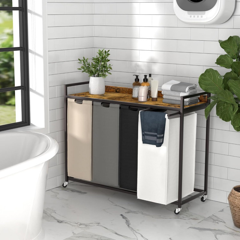 MDF Laundry Cart