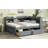 L-shaped Bookcases Bed with Power Outlets,USB Charging Ports,Two Drawers-488484224-488484226