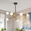 6 - Light Dimmable Sputnik Spider Chandelier-578958721