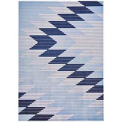 Tapis bleu Paulene