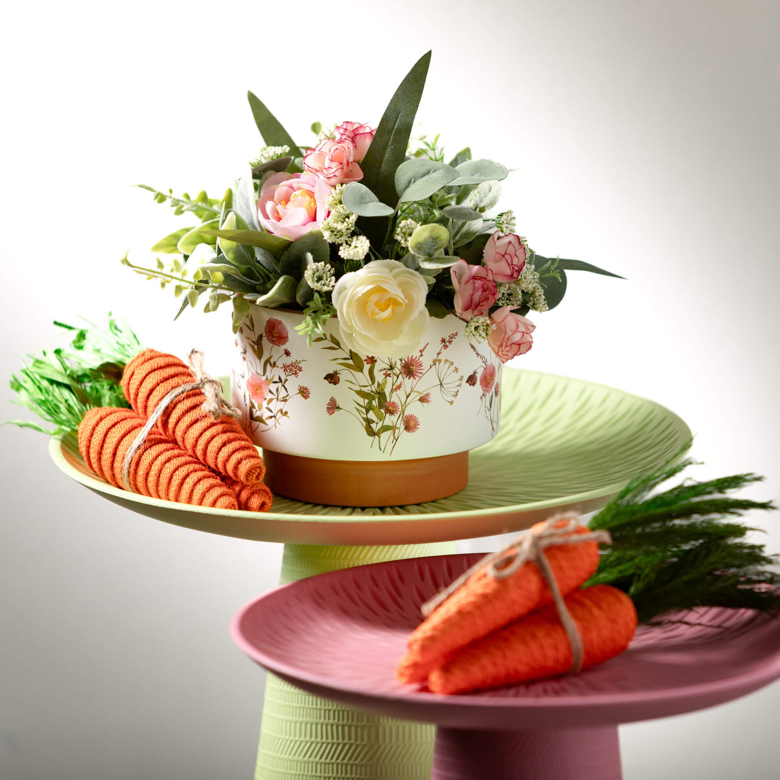 Carrot Bunch 10"H; Orange