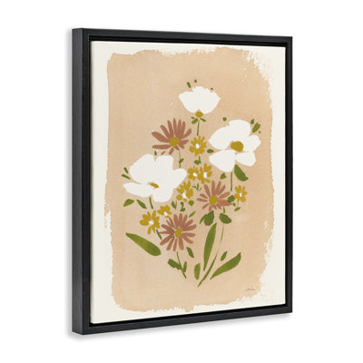Art mural sur toile flottant Wildflower Meadow Treasures, design par Katrina Pete