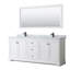 Ensemble de meuble-lavabo double 80 "avec miroir Avery-80214061-41604561