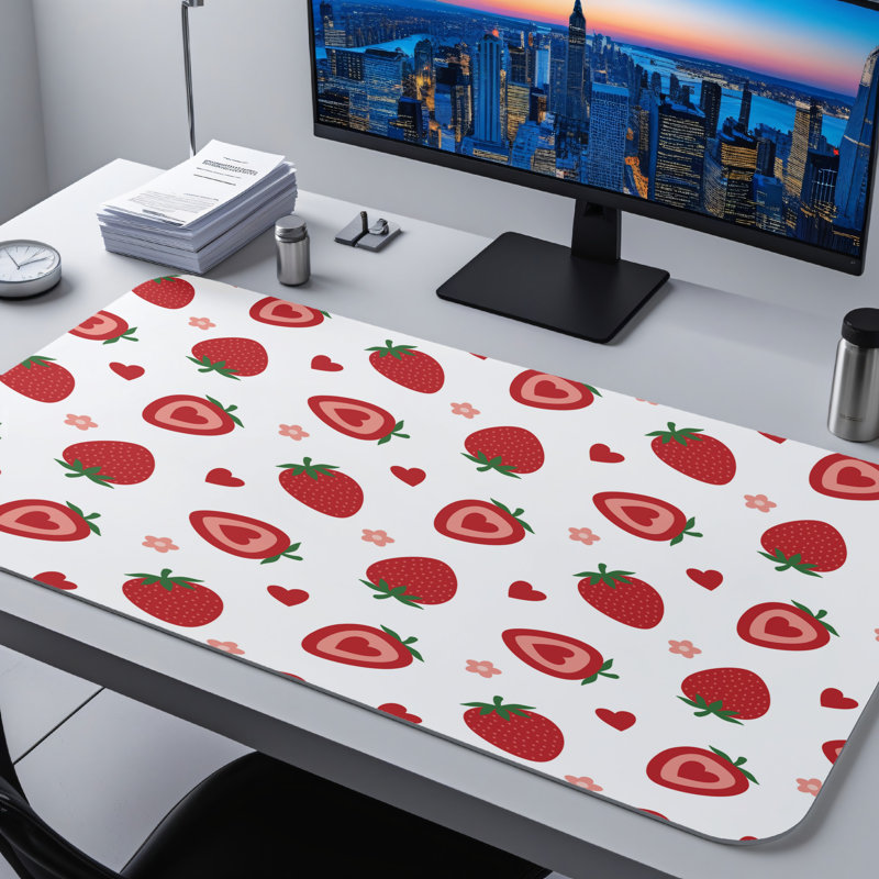 Polyester Desk Pad, 31.5x15.5