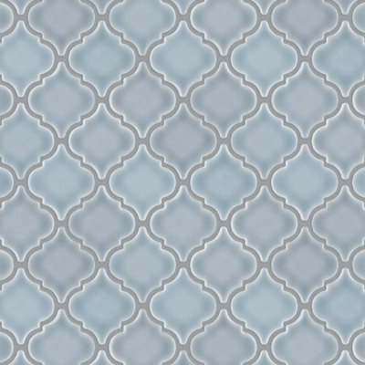 Hudson Tangier 12-3/8 " x 12-3/8 " Porcelain Mosaic Floor and Wall Tile