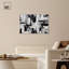 "Melosa", art mural moderne abstrait noir et blanc par Art Remedy-104439455-104439451