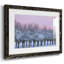 Beauté d'hiver - reproduction encadrée rustique avec tableau mat-627815474-627815475