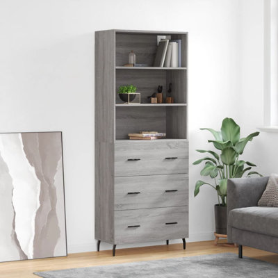 Myakka 69.5cm Wide 3 Drawer Highboard