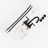Bathroom Faucet, Matt Black, 2 Handles, , Deck Mounted, Ss304 & Zinc Alloy Structure, Ceramic Cartridge, 1.2 Gpm Flow Rate, 360 Swivel Spout Black Sink Approved, Strong Build, Flow, Function-121615840
