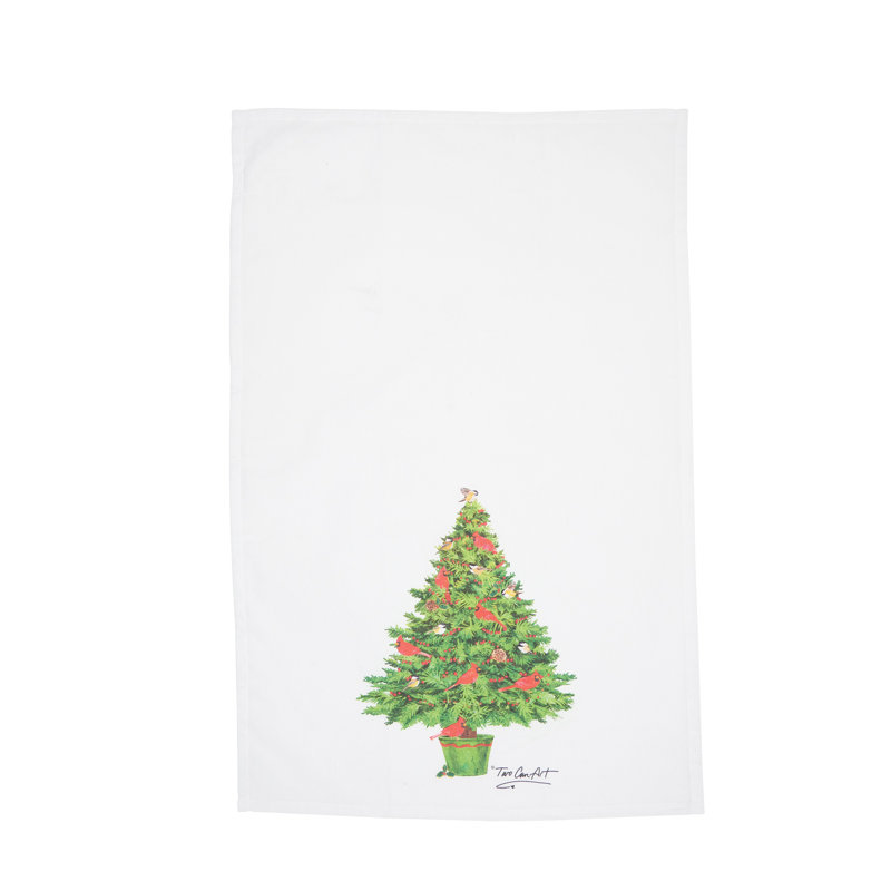 Serviette de cuisine Cardinal Yuletide