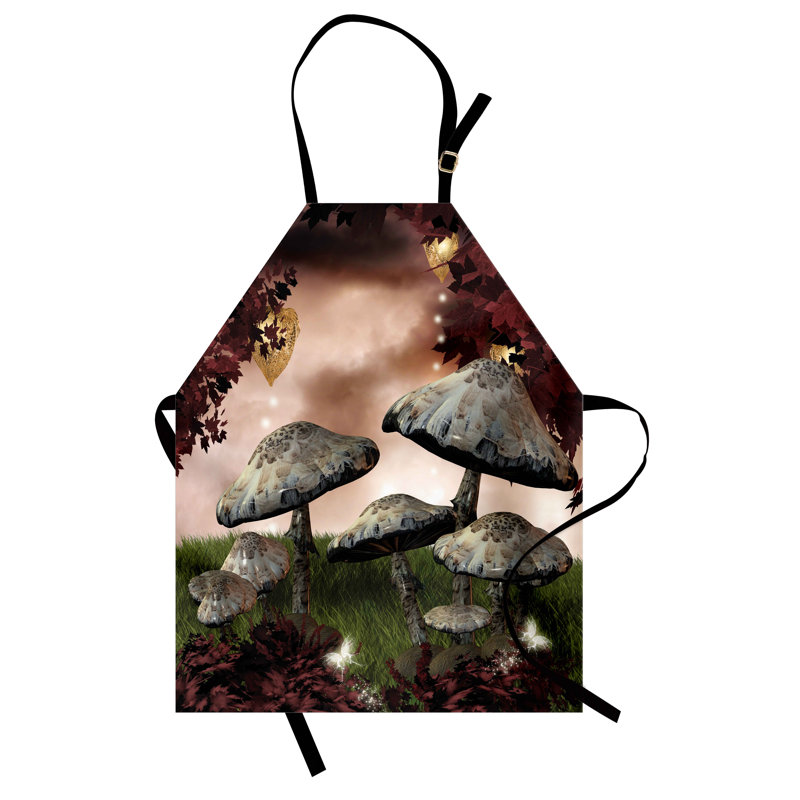 No Pattern Bib Apron