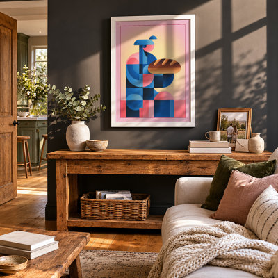 Nourishment Mid-Century - Framed Print