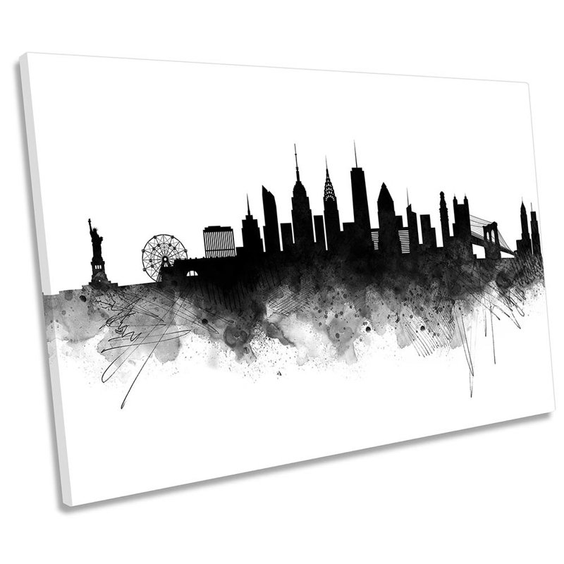 New York - Wrapped Canvas Print, 40.6cm H x 61cm W x 2cm D