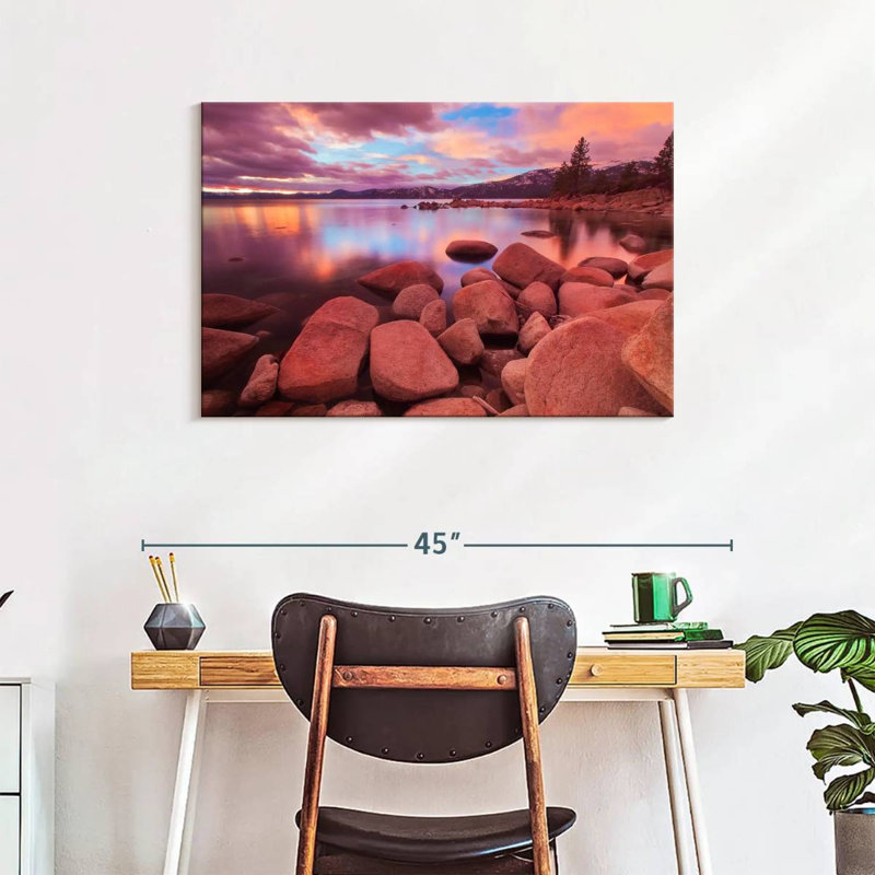 Alvord, teinte rose du lac Tahoe, H 24 po x l 36 po