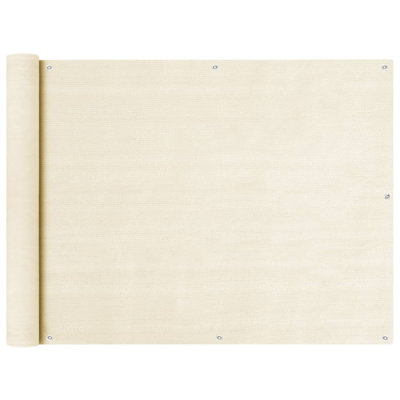 Fletchley Balcony Screen Cream 90X300 Cm HDPE