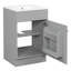 Meuble-lavabo de 20 po avec lavabo, meuble-lavabo avec tablette de porte et tablette réglable-79060327