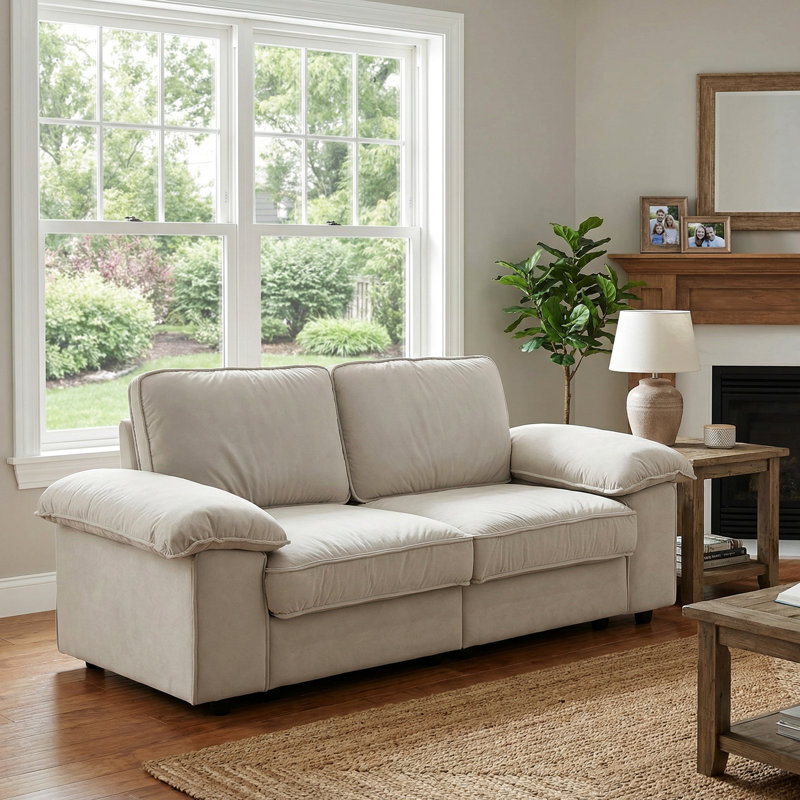 30.03 " Velvet Loveseat