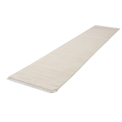 Tapis de couloir beige clair Howard