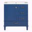Ensemble de meuble-lavabo simple 30 po avec plateau en céramique Shahvin-802878411