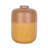 Ceramic Vase with Textured Two-Tone Design-563428784