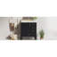 Petit meuble-lavabo compact en bois