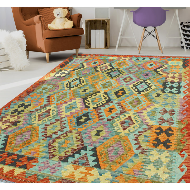 Flatweave Radeyah Blue Rug