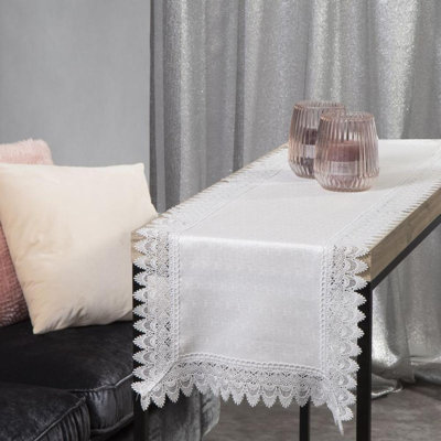 Anika Tablecloth 40X180 Cm Natural