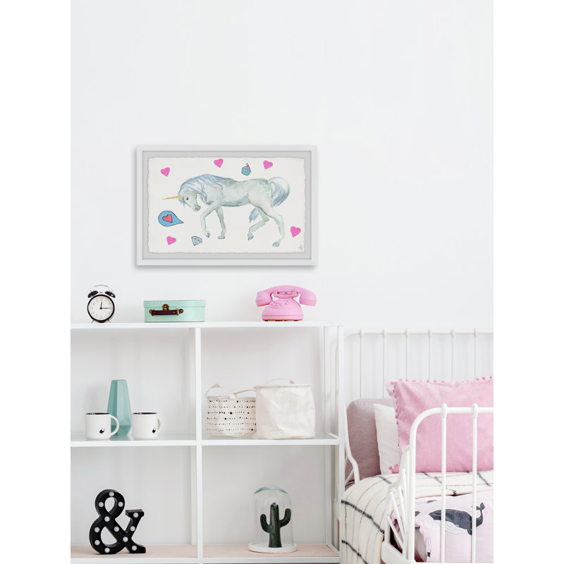 «Tings ley Unicorn's Cupcake», reproduction encadrée, 16 po x 24 po