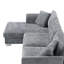 Canapé modulaire en L chenille de 96 po Modern Sectionals