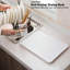 Dish Rack Drainer with Drip Tray