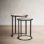 Akio Minimalist Nesting End Table Set-1342365423
