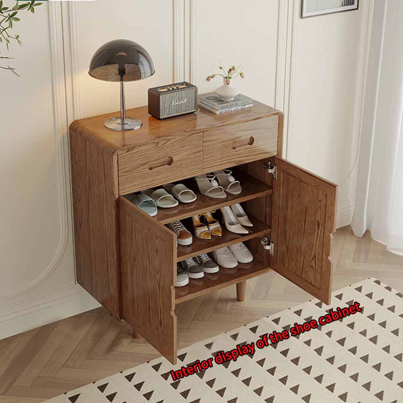 European-style modern minimalist shoe cabinet, 36.22" H x 31.5" W x 14.96" D