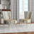 Upholstered Floral Side Chair - Modern floral Accent Chair-90396852