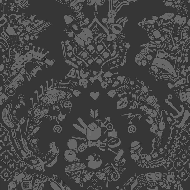 Jewett 10m x 52cm Matte Paste the Wall Wallpaper Roll, Grey