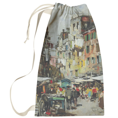 Macintyre Fabric Laundry Bag with Handles