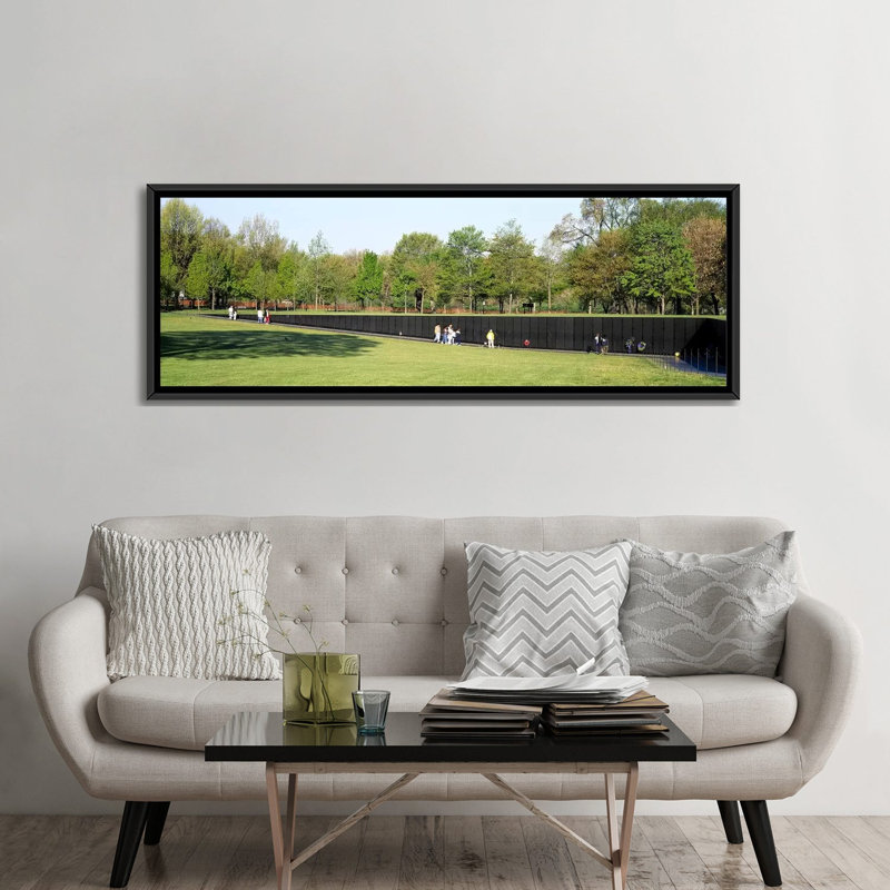 Reproduction de photo sur toile, H 12 po x l 36 po x P 1,5 po, Toile avec cadre noir