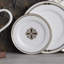 Ensemble de 4 assiettes à pain et beurre / apéritif Noritake Empire Gold, 6,5 po