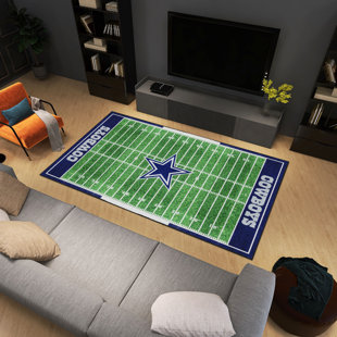 Football Rug, Dallas Cowboys Rug, Custom Rug -- You can choose your team  logo