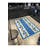 Blue Colored Floral Patterned Modern Geometric Woven Floor Carpet-844047322