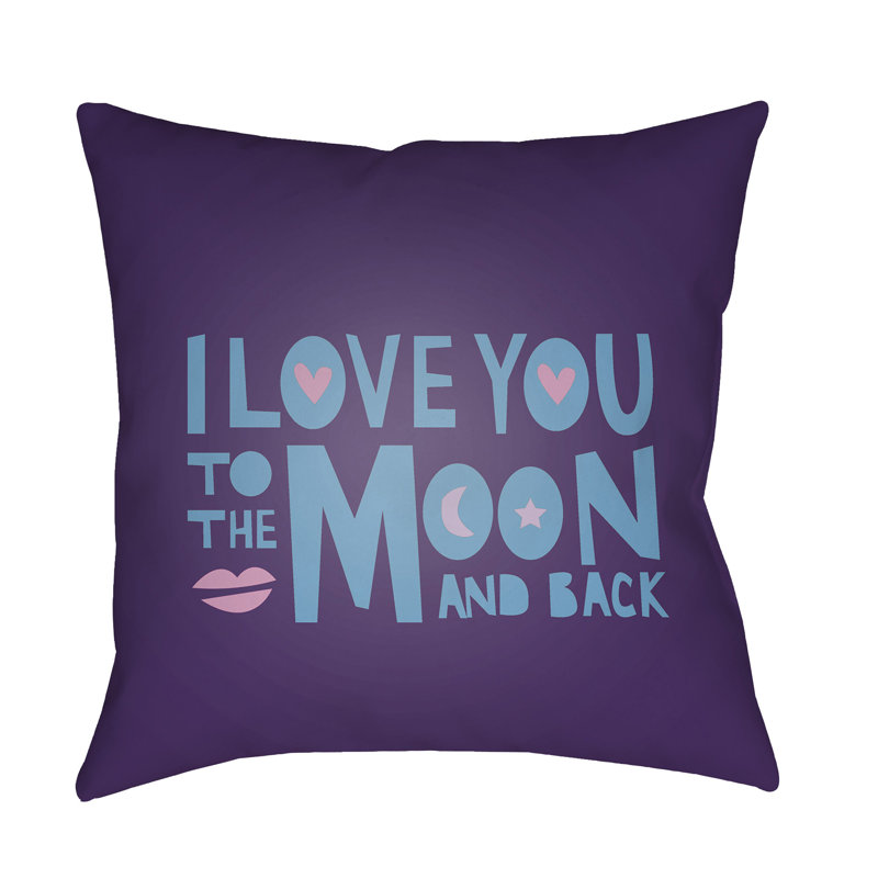  Indoor/Outdoor Throw Pillow, 18" H x 18" W x 4" D, Purple