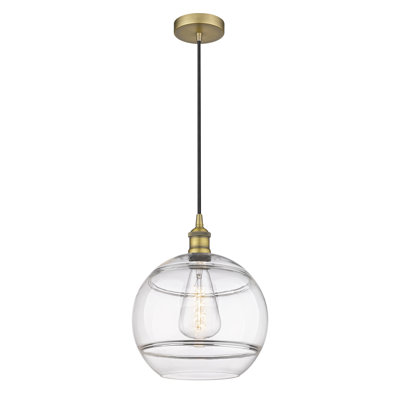 Luminaire suspendu 1 lumière Edison Bienes-616-G556