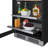 24 Inch Wide 14 Bottle Capacity and 82 Can Capacity Panel Ready Wine and Beverage Cooler-114373161